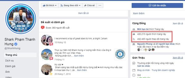 Shark Hưng là một KOL chính hiệu và cũng là influencer trên mạng xã hội