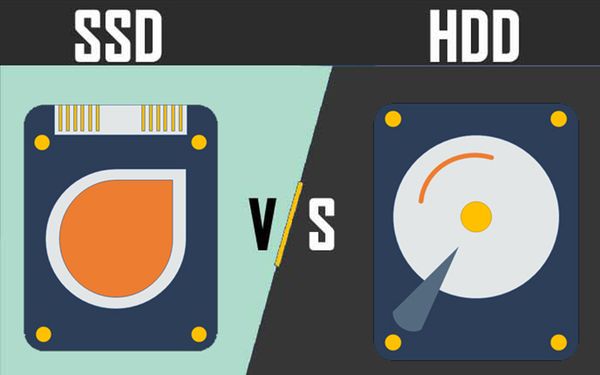 So sánh sự khác nhau của SSD và HDD?