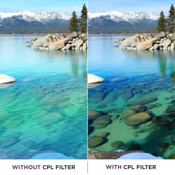 Không sử dụng … và sử dụng Filter CPL.