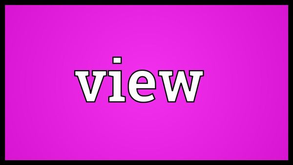 View có nghĩa là gì?