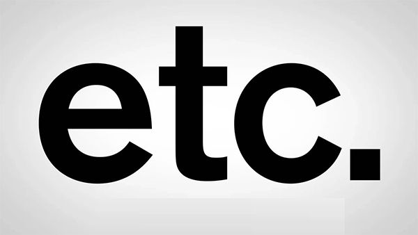ETC là viết tắt của từ Et cetera trong tiếng Anh