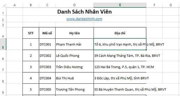 06/2023) #3 Cách Xuống Dòng Trong Excel Cực Kì Đơn Giản, Thao Tác Trong  Nháy Mắt